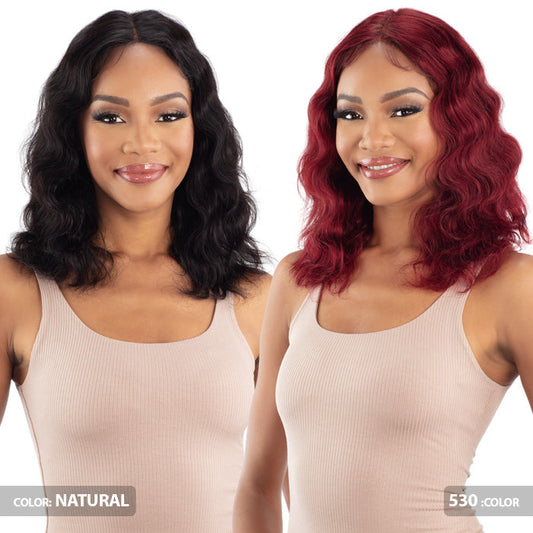 Golden By Shake N Go 100% Human Hair Glueless HD 5" Deep Part Lace Front Wig - ZARINA Alexwigs