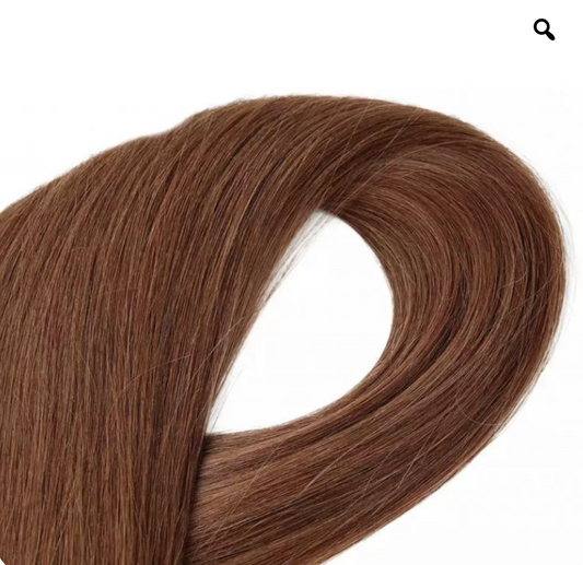 20 Inch 6# Virgin Remy Straight Human Hair Bundles 100% Unprocessed Remy Hair Bundles Natural Color Alexwigs