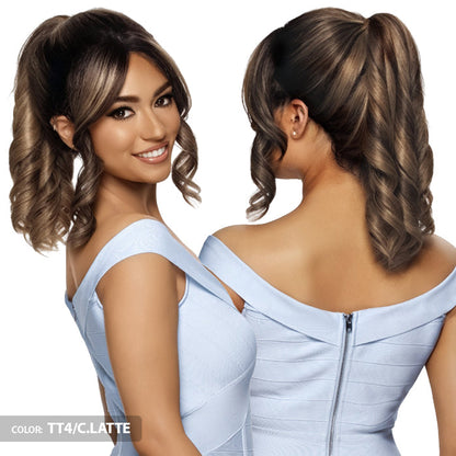 Vivica A Fox Pre-Ponytailed HD 5" Deep Lace Front Wig - HAZEL