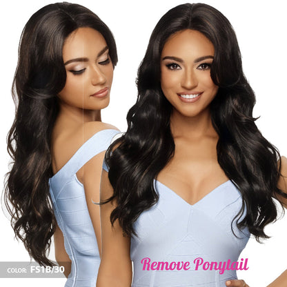 Vivica A Fox Pre-Ponytailed HD 5" Deep Lace Front Wig - HAZEL