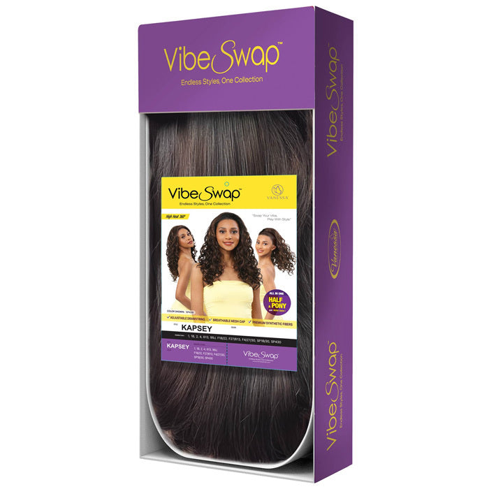 Vanessa Vibe Swap Drawstring Half Wig - KAPSEY Alexwigs