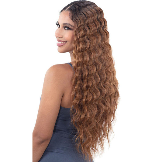 Shake N Go Freetress Equal Synthetic Lace & Lace 5" Part Lace Front Wig - DEEP WAVER 003 Alexwigs