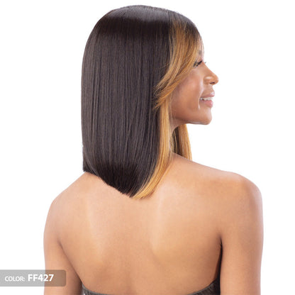 Mayde Beauty Axis Natural Feathered Bangs 5" Deep Part Lace Front Wig - JAYLA Alexwigs