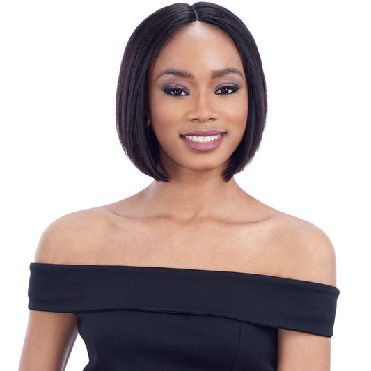 Shake-N-Go Brazilian Natural Human Hair Naked 5" Lace Part Wig - LEONI Alexwigs