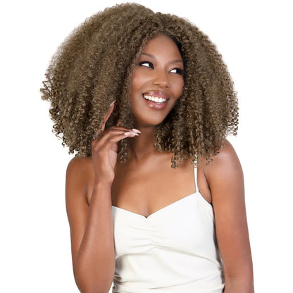MOTOWN TRESS GLAM+AIRY GLUELESS PRE-STYLED QUICK & EASY CROCHET WIG 14 INCH - WHC.AFRO4C Alexwigs