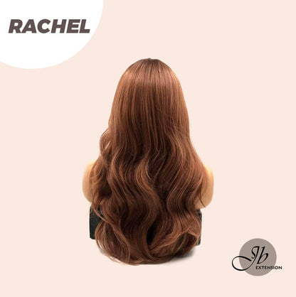 JBEXTENSION 24 Inches Body Wave Copper Wig With Bangs RACHEL Alexwigs
