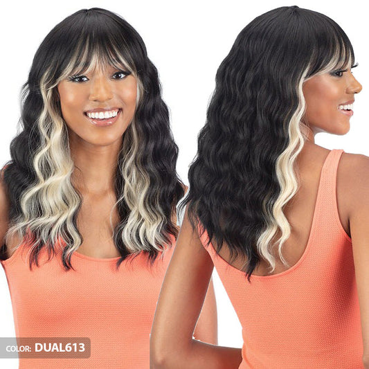 Mayde Beauty Mocha 100% Human Hair Blend Wig - HONEY Alexwigs