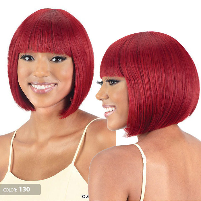 Mayde Mocha Human Hair Blend Wig - PEACH Alexwigs