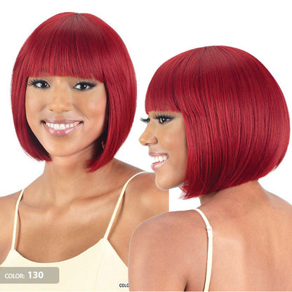 Mayde Mocha Human Hair Blend Wig - PEACH Alexwigs