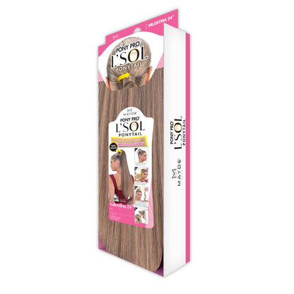Mayde L'SOL Pony Pro Wrap Ponytail - VALENTINA 24" Alexwigs
