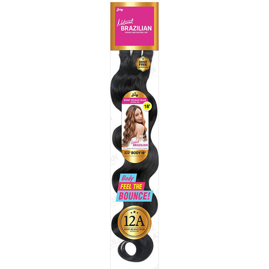 Zury Sis Natural Brazilian 12A Remy Human Hair Mix Weave - NATURAL BRZ-HB BODY 18"/22" Alexwigs