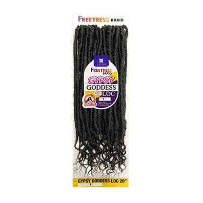 Freetress Synthetic Hair Pre Looped Crochet Braid GYPSY GODDESS LOC 20 Inch Alexwigs