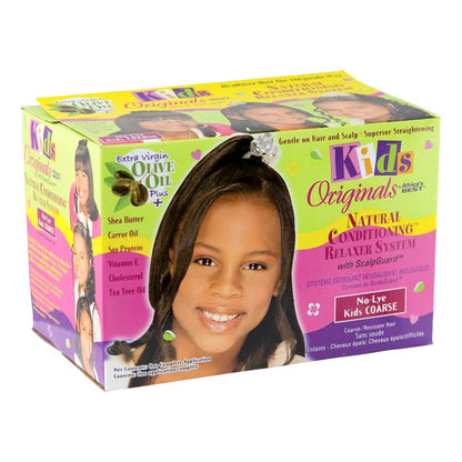 Africa's Best KIDS ORGANICS No-Lye Conditioning Relaxer System Kit (Regular/Coarse)
