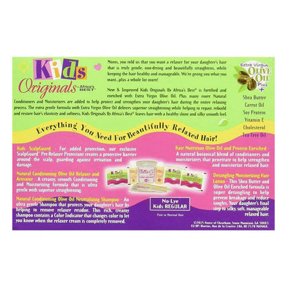 Africa's Best KIDS ORGANICS No-Lye Conditioning Relaxer System Kit (Regular/Coarse)