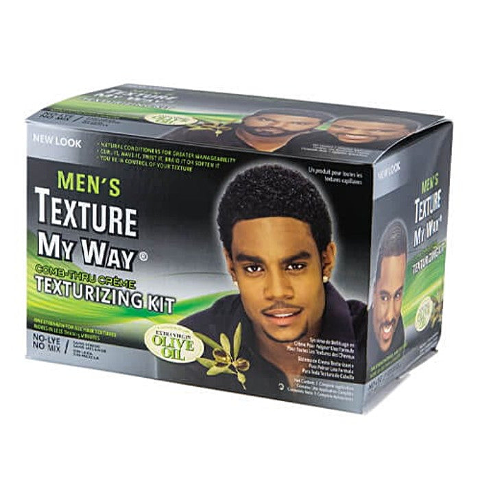 Africa's Best Men's Texture My Way Comb-Thru Creme Texturizing Kit