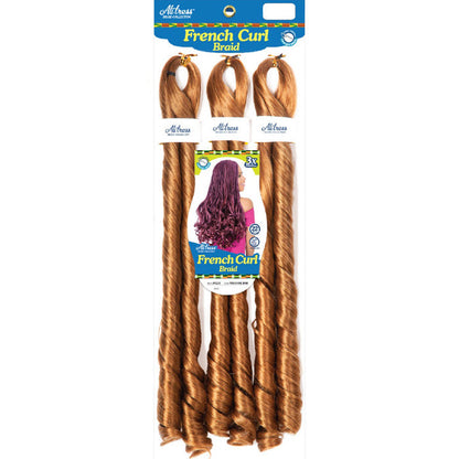 Chade Alitress Crochet Braids - FRENCH CURL 22" 3X Alexwigs