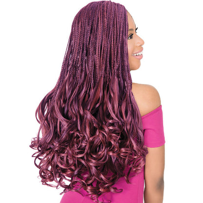 Chade Alitress Crochet Braids - FRENCH CURL 22" 3X Alexwigs