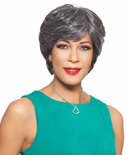 Foxy Silver Wig AGATHA (Hand Stitched) Alexwigs