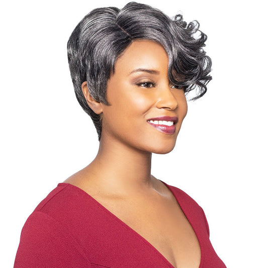 Foxy Silver J-Part Lace Wig - BREANNA Alexwigs