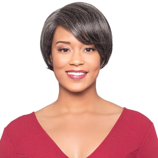 Foxy Silver Human Hair Lace Part Wig MURIEL Alexwigs