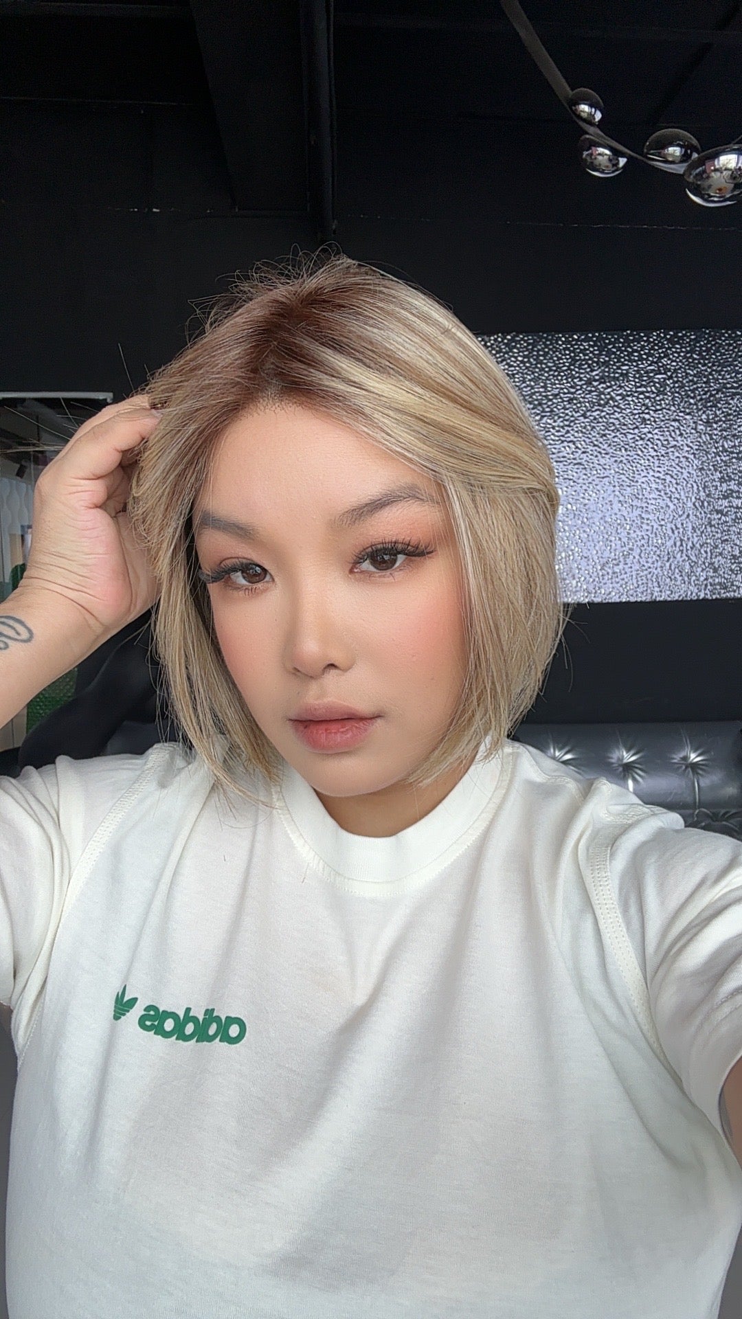 [PRE-ORDER] JBEXTENSION ALESSIA MONO Monofilament Handmade Wig 6X5 Full Monofilament Hand Tied Top Wig 10 Inches Bob Cut Mix Blonde Mono Lace Wig Glueless Wig ALESSIA MONO【BENDY EAR TABS】 Alexwigs