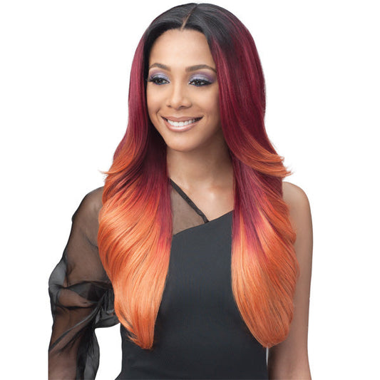 Bobbi Boss Human Hair Blend 13x7 Lace Frontal Wig - MBLF001 ALIVIA Alexwigs