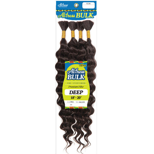 Chade Alitress Bulk Pre-Stretched Braids - DEEP 18-20" Alexwigs