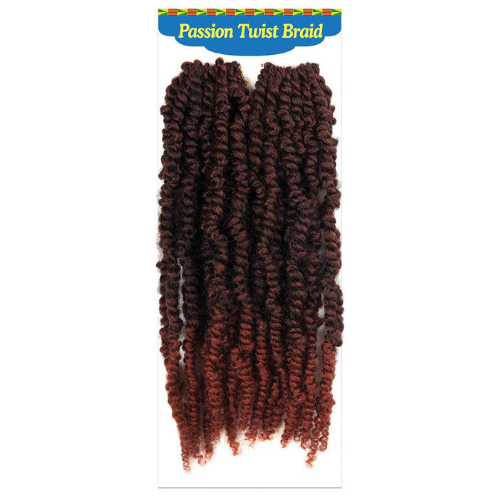 Chade Fashion Alitress 100% Toyokalon Pre-Looped Crochet Braids - PASSION TWIST 12" 2X Alexwigs