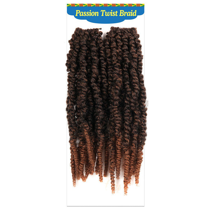 Chade Fashion Alitress 100% Toyokalon Pre-Looped Crochet Braids - PASSION TWIST 12" 2X Alexwigs