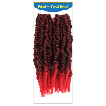 Chade Fashion Alitress 100% Toyokalon Pre-Looped Crochet Braids - PASSION TWIST 12" 2X Alexwigs