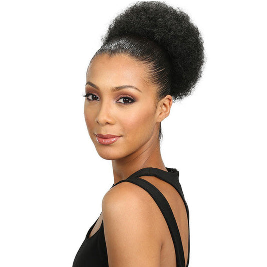 Bobbi Boss Speedy Up Do Top Bun Drawstring S AFRO POM (Small) Alexwigs