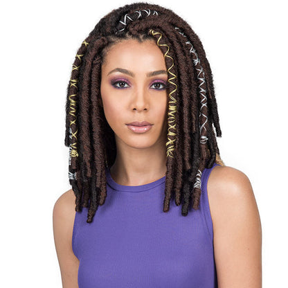 Bobbi Boss African Roots Braid Crochet - BAE LOCS SILVER 20 Inch Alexwigs