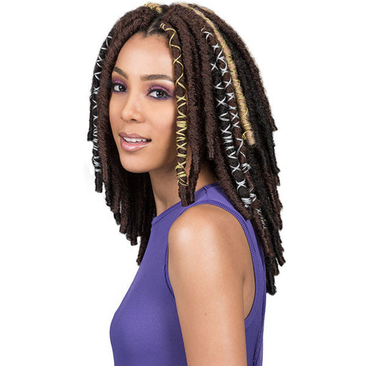 Bobbi Boss African Roots Crochet Braid - BAE LOCS GOLD 20" Alexwigs
