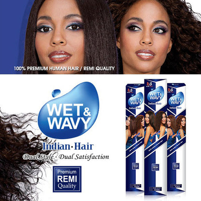 Bobbi Boss Indian Wet & Wavy Human Hair Weave TENDER CURL 10" - 14" Alexwigs