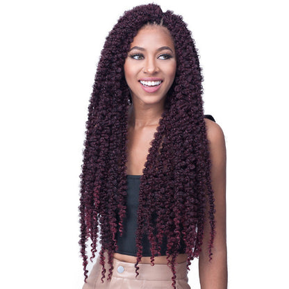 Bobbi Boss Pre-Looped Crochet Braid - 2X CALIF.BUTTERFLY LOCS SOFT TIPS 24" Alexwigs