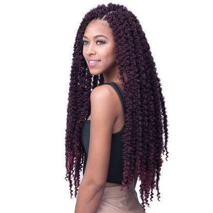 Bobbi Boss Pre-Looped Crochet Braid - 2X CALIF.BUTTERFLY LOCS SOFT TIPS 24" Alexwigs