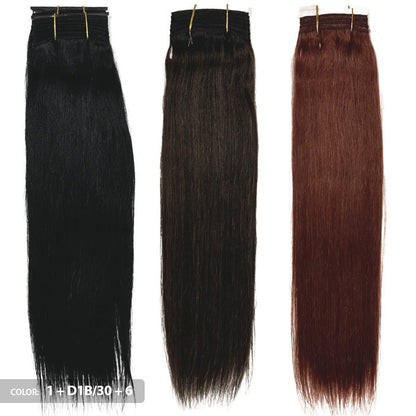 Black Diamond 100% Human Hair Weave - NATURAL PERM / NATURAL TEXTURE YAKI 10/12/14/18" (Machine-Tied)