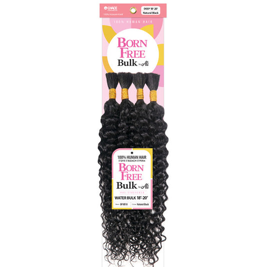 Chade Born Free Bulk By Ali 100% Human Hair Braids - WATER BULK 18"-20" Alexwigs