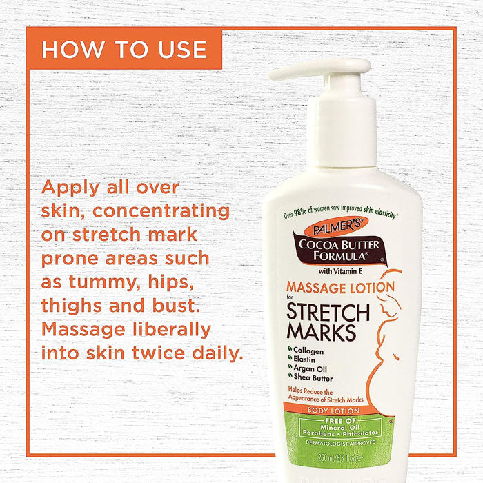 Palmer's Cocoa Butter MASSAGE LOTION For Stretch Marks 8.5 oz Alexwigs