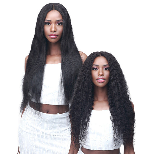 Bobbi Boss Bundle 100% Unprocessed Wet & Wavy 5" Lace Part Closure - WW PINEAPLLE CURL 10" Alexwigs