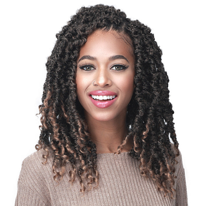 Bobbi Boss Pre-Looped Crochet Braids - 2X BUTTERFLY LOCS CURLY TIP 12" Alexwigs