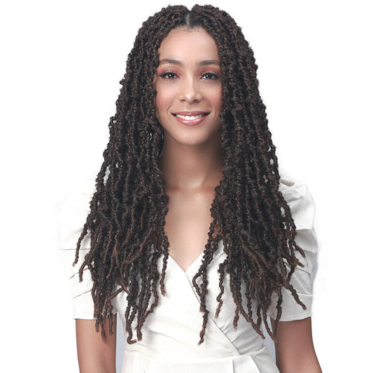 Bobbi Boss Nu Locs Pre-Looped Crochet Braid - DISTRESSED BUTTERFLY LOCS STYLE 18"/24" Alexwigs