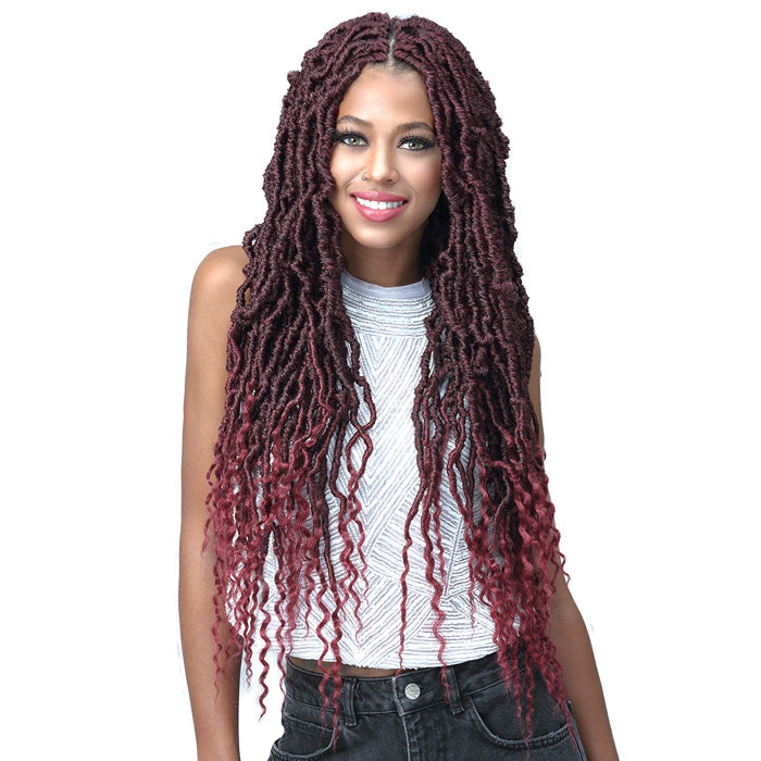 Bobbi Boss Pre-Looped Crochet Braid - NU LOCS FRENCH TIPS 18/24/36" 2X Alexwigs