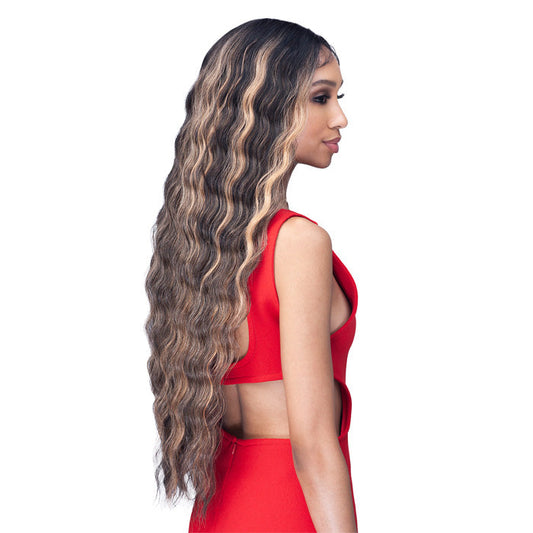 Bobbi Boss Miss Origin DesignerMix Human Hair Blend HD Lace Part Wig - MOLP002 KABA Alexwigs