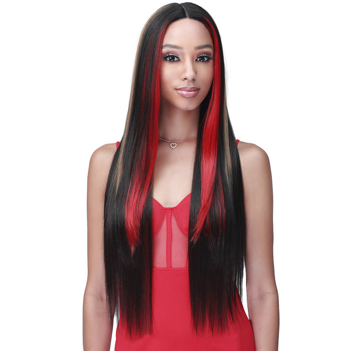 Bobbi Boss Human Hair Blend HD Deep Lace Part Wig - MBLF31 EILISH Alexwigs