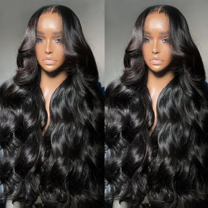 13x4 HD Lace Frontal Wig 100% Human Hair Wigs With Invisible Bleached Small Knots Hermosa Affordable Long Hair 180% Alexwigs