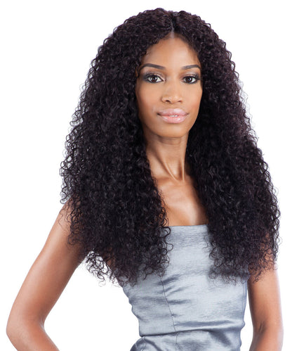 Shake-N-Go NAKED NATURE Wet & Wavy Weave 100% Human Hair - BOHEMIAN CURL (7Pcs-1Pack Complete) 18/20/22 Alexwigs