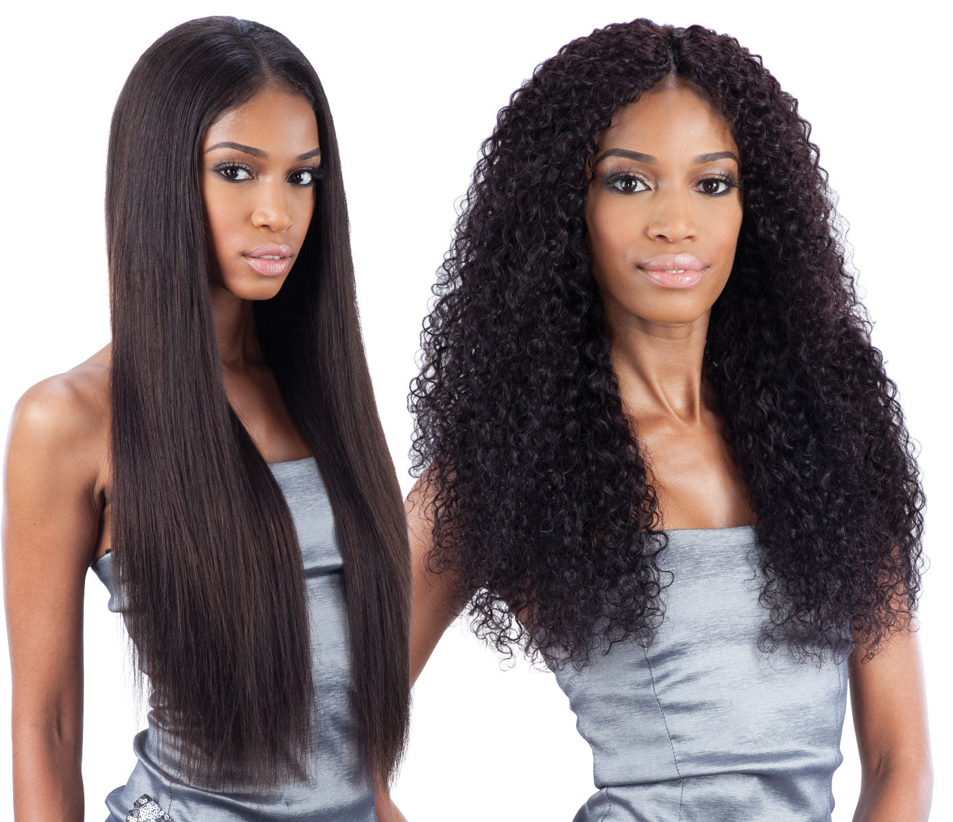 Shake-N-Go NAKED NATURE Wet & Wavy Weave 100% Human Hair - BOHEMIAN CURL (7Pcs-1Pack Complete) 18/20/22 Alexwigs