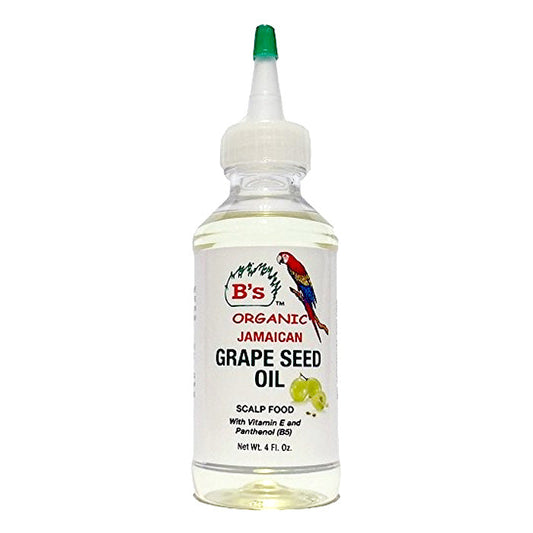 B's Organic Jamaican Grape Seed Oil 4 oz
