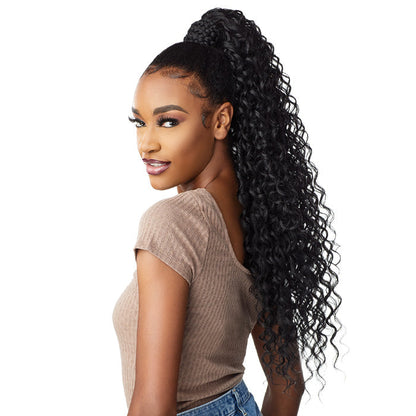 Sensationnel Synthetic Ponytail Instant Pony Wrap Braided Deep 28" Alexwigs